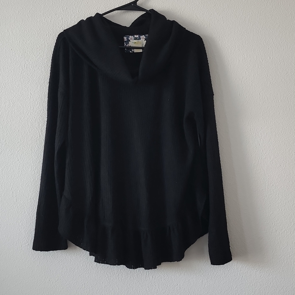 Anthropologie Maeve Addie Ruffled Hacci Pullover sz S MSRP $98 - Picture 7 of 15